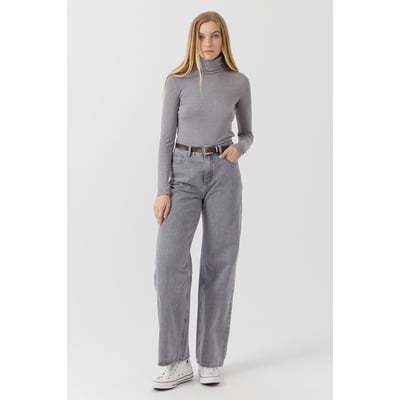 T-shirt coupe ajustée col roulé manches longues ELIZA ARTLOVE