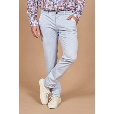 Pantalon chino stretch uni toile fine MCS