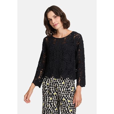 Pull-over en maille ajourée à encolure bateau BETTY BARCLAY
