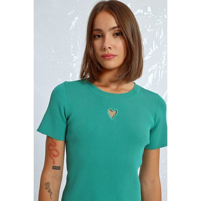 T-shirt ouverture en cœur LILI SIDONIO