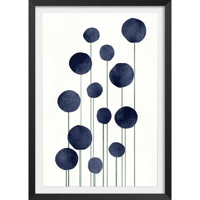 Affiche dessin ""fleurs d'eau"" HEXOA