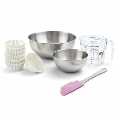 Set de 79 ustensiles de pâtisserie moules à muffins NATURE FSC ZENKER