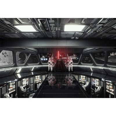 Papier peint Komar - STAR WARS Destroyer Deck - 400 x 260 cm HEXOA