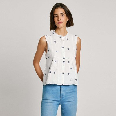 Top Sans Manches Avec Détails Brodés PEPE JEANS