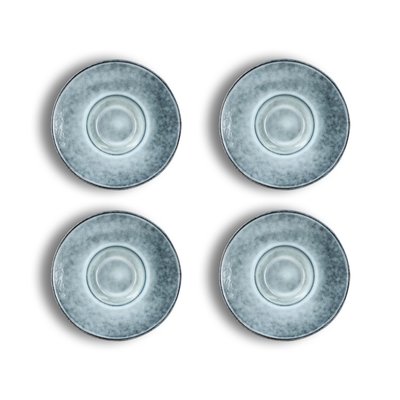 Lot de 4 assiettes gourmet en grès 27cm, ARONAL OGO LIVING