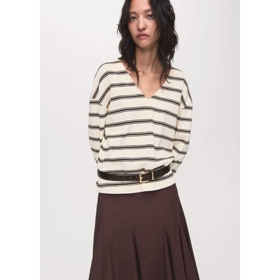 Sweat-shirt coton rayures MANGO