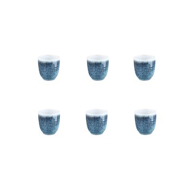 Lot de 6 tasses en grès, COSMOS BJORN