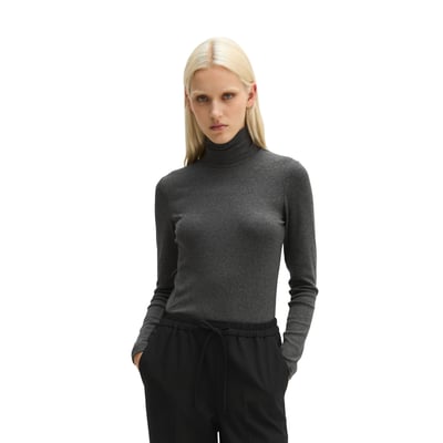 T-shirt à manches longues ajusté en mélange de TENCEL™ Modal et de coton MARC O'POLO