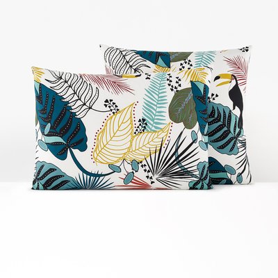Taie d'oreiller percale coton, Macara Jungle LA REDOUTE INTERIEURS