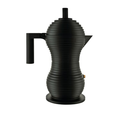 Cafetière espresso en fonte aluminium noirepulcina ALESSI