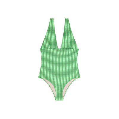 Maillot de bain décolleté 1 pièce imprimé WE ARE JOLIES