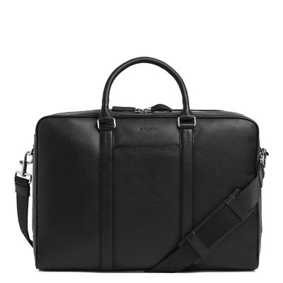 Porte documents 17" en cuir grainé CHARLES LE TANNEUR