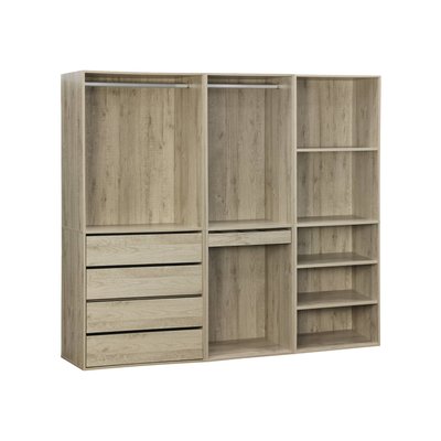 Kit dressing modulable décor bois 3 éléments MODULO SWEEEK