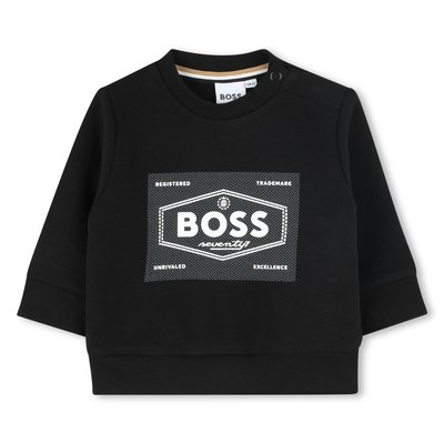 Sweat-shirt molleton col rond BOSS KIDSWEAR