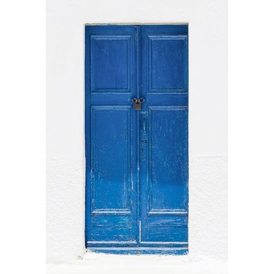 Tableau porte bleue ios HEXOA