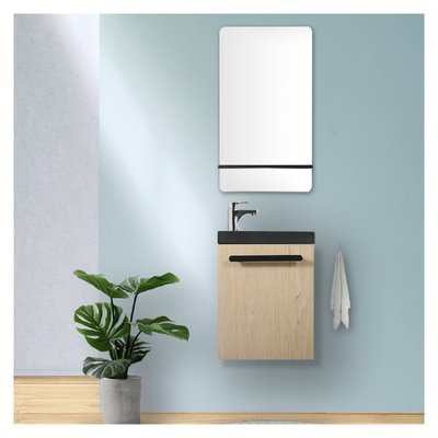 Ensemble lave-mains + miroir + robinet NEVADA MOB IN