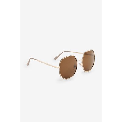 Lunettes de soleil hexagonales verres fumés NEXT