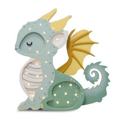 Lampe Veilleuse Dragon vert LITTLE LIGHTS