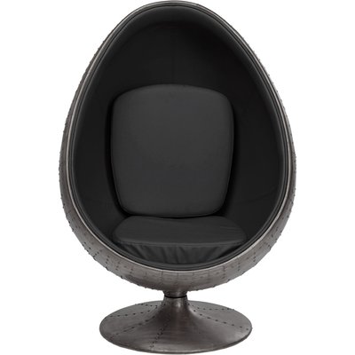 Fauteuil pivotant en velours, EYE BALL KARE DESIGN