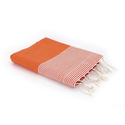 Fouta nid d'abeille coton IBIZA FEBRONIE