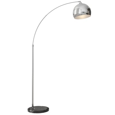 Lampadaire Métal Argent HOMCOM