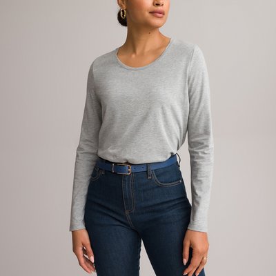 Tee shirt col rond manches longues ANNE WEYBURN