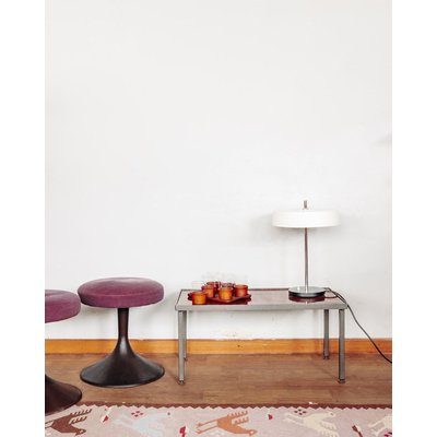Table basse en métal Liv N°137 - Bon état DEBONGOUT