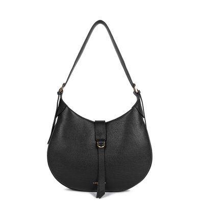 Sac besace zippé en cuir, DUNE GAIA LANCASTER