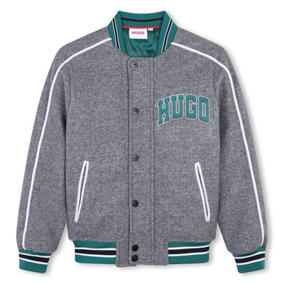 Veste effet feutré bords rayés HUGO KIDSWEAR