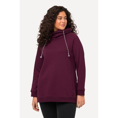 Sweat-shirt à col montant et évasé. Poches ULLA POPKEN