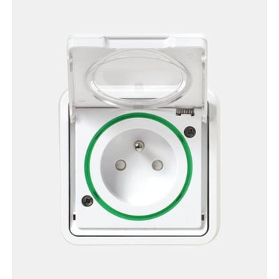 Mureva Styl - Prise De Courant 2p+t Connexion Auto - Encastrée - Complet - Blanc SCHNEIDER ELECTRIC