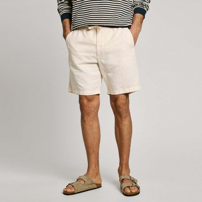 Bermuda Coupe Décontractée En Lin PEPE JEANS