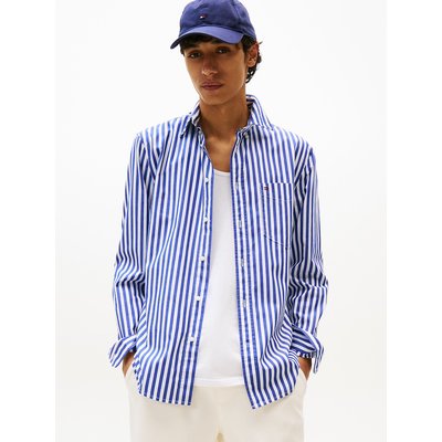 Camisa flex de popelín a rayas TOMMY HILFIGER