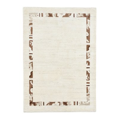 Tapis tufté main en laine vierge et viscose THEKO