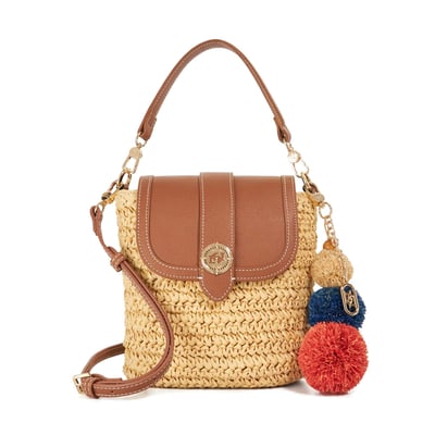 Petit sac à dos style panier en osier - DAIMIE DUNE LONDON