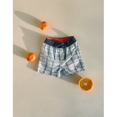Short de Bain à Carreaux ZIPPY