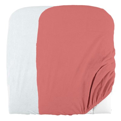 Lot de 2 housses de matelas à langer en éponge bouclette DOMIVA