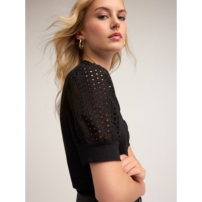 T-shirt en jersey de coton teinte unie MOTIVI