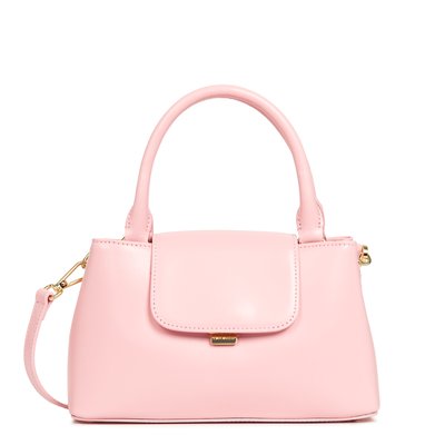 Sac cabas cuir à rabat et fermoir, S SUAVE EVENLY LANCASTER