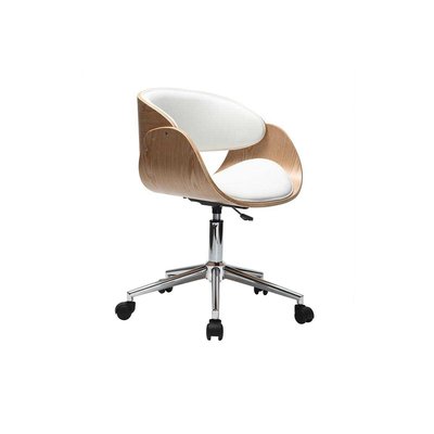 Chaise de bureau design à roulettes BENT MILIBOO