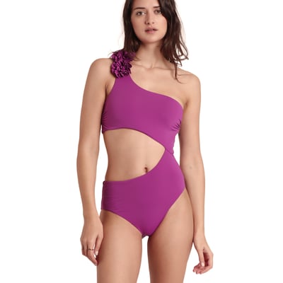 Maillot de bain 1 pièce asymétrique préformé Beach Style ADMAS