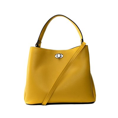 Sac à main en cuir grainé italien PRAGUE OH MY BAG