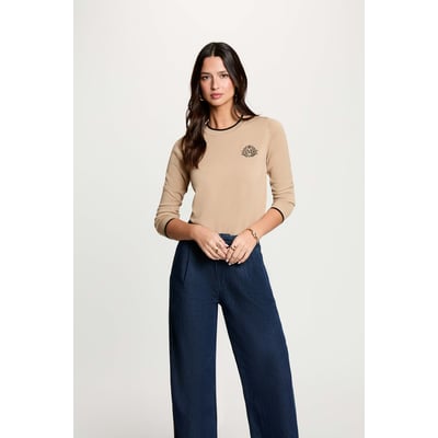 Pull col rond manches longues MORGAN