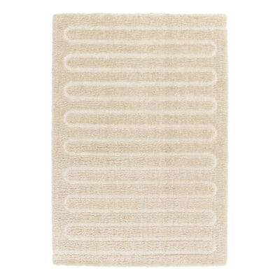 Tapis à relief en polyester recyclé EOLYA AFK LIVING