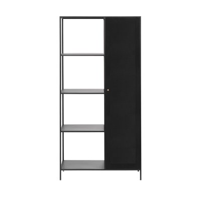 Armoire 1 porte, 4 niches en métal H180cm - ABEL DRAWER