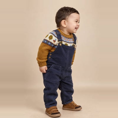 Pull jacquard imprimé BOUT'CHOU