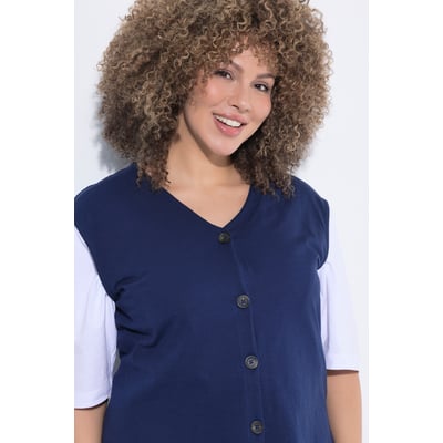 Gilet en jersey flammé, sans manches ULLA POPKEN