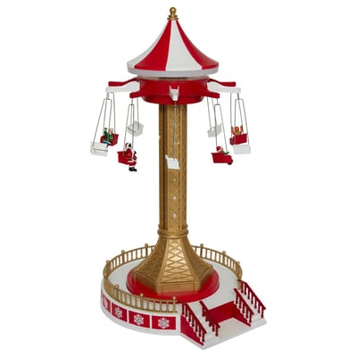 Village lumineux parachutes 43 LED musical avec mouvement FEERIC LIGHTS & CHRISTMAS