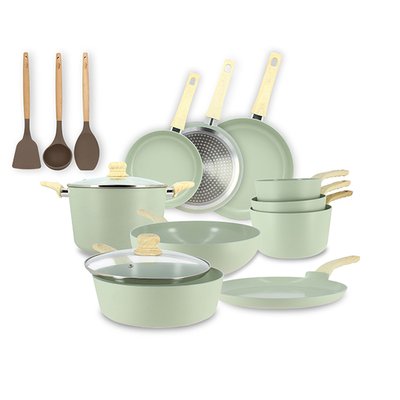 Set 13 pièces de cuisson aluminium, COLORAMA MENASTYL