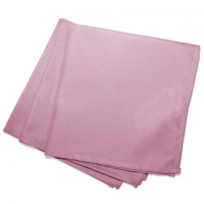 3 Serviettes de table Rose 40 x 40 cm DOUCEUR D'INTÉRIEUR